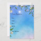 フレンズフォーエバーキャットバタフライ偶数招待状 招待状 (裏面)