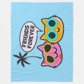 フレンズフォーエバーキャットフリースブランケット! フリースブランケット (正面)