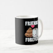 フレンズフォーエバートイレ紙とウンチ コーヒーマグカップ (正面右)