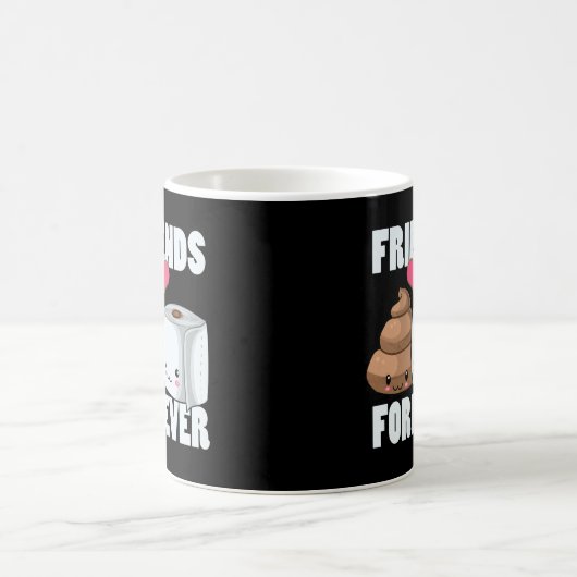 フレンズフォーエバートイレ紙とウンチ コーヒーマグカップ (中央)