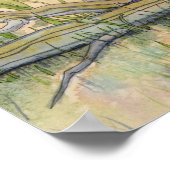 フレンズフラワーフェアリーファンタジーアートポスタープリント ポスター (角)