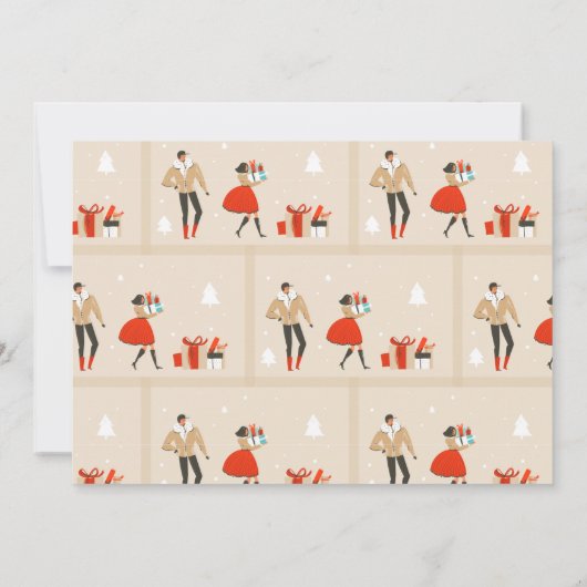 フレンズマス・クリスマス・ホリデー・パーティー招待状 シーズンカード (裏面)