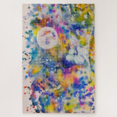 フレンズムーンドリームジグソーパズル抽象芸術絵画ズ ジグソーパズル (縦)