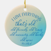 フレンズワインブックス引用文ウィンターブルー セラミックオーナメント (裏面)