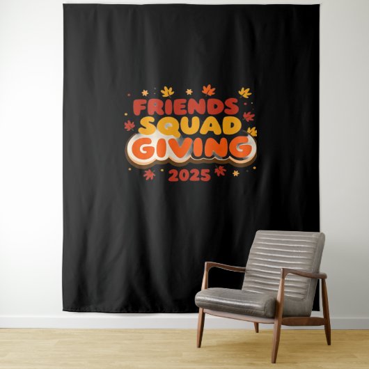 フレンズ与えズスクワッド2025秋秋感謝tha タペストリー (インサイチュ)