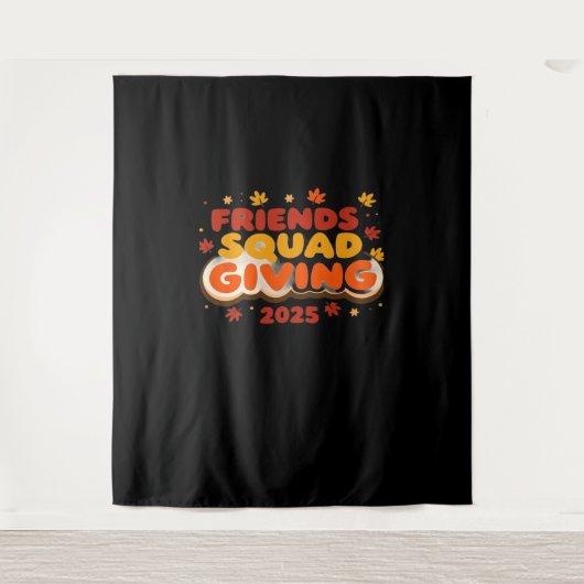 フレンズ与えズスクワッド2025秋秋感謝tha タペストリー (正面)
