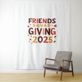 フレンズ与えズスクワッド2025秋秋感謝tha タペストリー (インサイチュ)