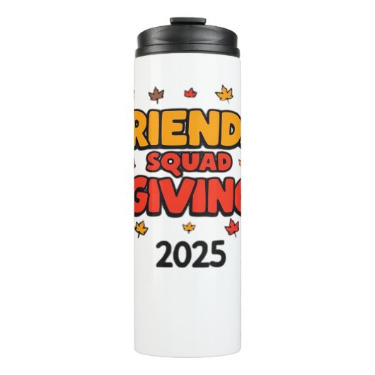 フレンズ与えズスクワッド2025秋秋感謝tha タンブラー (正面)