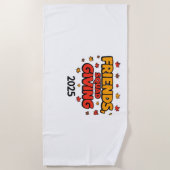 フレンズ与えズスクワッド2025秋秋感謝tha ビーチタオル (正面)