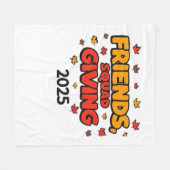 フレンズ与えズスクワッド2025秋秋感謝tha フリースブランケット (正面(横))