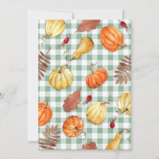 フレンズ与えズ2024, Thanksgiving Dinner 招待状 (裏面)