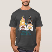 フレンズ好き格言ワン他タイポグラフィ ユニセックス Tシャツ (正面)