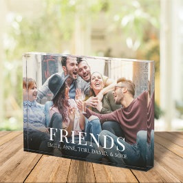 フレンズ引用文カスタムフォトミニマリスト フォトブロック