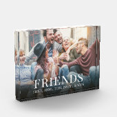 フレンズ引用文カスタムフォトミニマリスト フォトブロック (左)