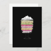 フレンズ感謝祭レイチェルの些細な友おもしろい達 招待状 (正面/裏面)