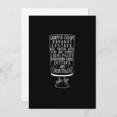 フレンズ感謝祭レイチェルの軽いホイップクリーム 招待状 (正面/裏面)