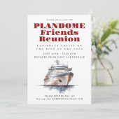 フレンズ懇親会クルーズバケーション招待状 招待状 (スタンド正面)