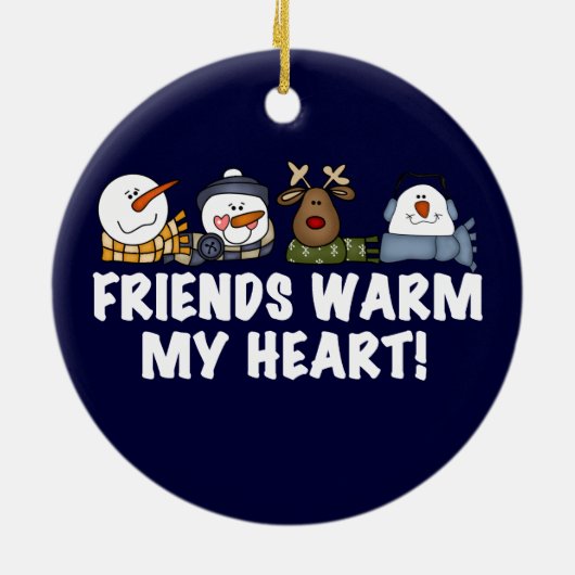 フレンズ暖かいマイハートキープサクオーナメント セラミックオーナメント (裏面)