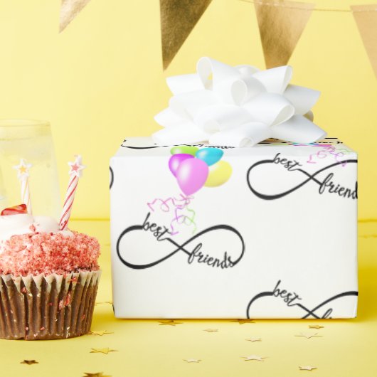 フレンズ最高のインフィニティデザイン ラッピングペーパー (誕生日パーティー)