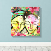 フレンズ最高のコレクション キャンバスプリント (インサイチュ (ウッドフロア))