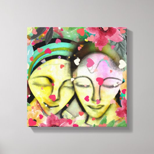 フレンズ最高のコレクション キャンバスプリント (正面)