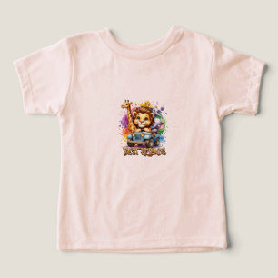 フレンズ最高のサファリベビーTシャツ – 愛らしい動物