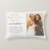 フレンズ最高のソウルシスターズ |写真モダン アクセントクッション (正面)