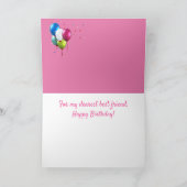 フレンズ最高のヒツジハッピーバースデー カード (内部)