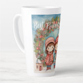 フレンズ最高のフォーエバークリスマス カフェラテマグ (左アングル)