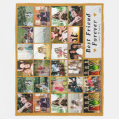 フレンズ最高のフォーエバーフォトコラージュフリースブランケット フリースブランケット (正面)