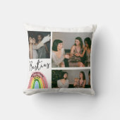 フレンズ最高のフォーエバーベスティレインボーフォトコラージュ クッション (正面)
