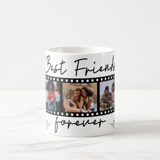 フレンズ最高のフォーエバーヴィンテージフィルムストリップ5写真 コーヒーマグカップ (中央)