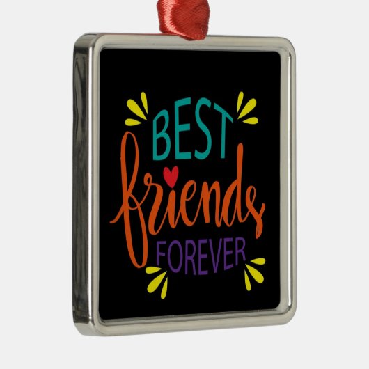 **フレンズ最高のフォーエバー**メタルオーナメント メタルオーナメント (右)