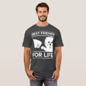 フレンズ最高のフォーライフBichonフリーズ犬のオーナー Tシャツ (正面フル)