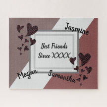 フレンズ最高のブライト赤いハートロングフレンドシップ