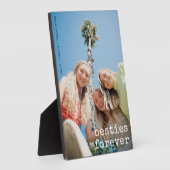 フレンズ最高のベティカスタムーズ永遠にオーバーレイ写真 フォトプラーク (側面)