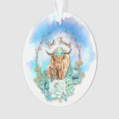 フレンズ最高のマベビーハイランド牛フローラ オーナメント (正面)