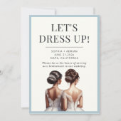 フレンズ最高のメイド・オブ・オーナー(花嫁付き添い人)ブリデスメイド提案 招待状 (正面)