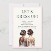 フレンズ最高のメイド・オブ・オーナー(花嫁付き添い人)ブリデスメイド提案 招待状 (正面)