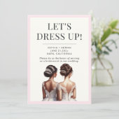 フレンズ最高のメイド・オブ・オーナー(花嫁付き添い人)ブリデスメイド提案 招待状 (スタンド正面)