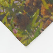 フレンズ最高のヴィンテージガールズ歩くインザガーデン フリースブランケット (角)