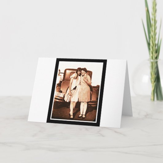 フレンズ最高のヴィンテージセピア カード (正面)