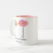 フレンズ最高の同僚お別れビースティフラワー ツートーンマグカップ (正面左)