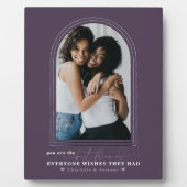 フレンズ最高の永久 |アーチモダンシンプル写真 フォトプラーク (正面)