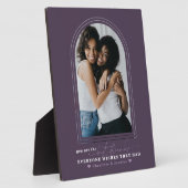 フレンズ最高の永久 |アーチモダンシンプル写真 フォトプラーク (側面)