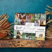 フレンズ最高の永久 | 12カスタム – 写真コラージュ フォトプラーク (側面)