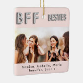 フレンズ最高の赤面シルバーフォト名 セラミックオーナメント (右)