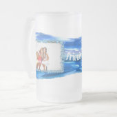 フレンズ水族館クラゲ0925 フロストグラスビールジョッキ (正面左)