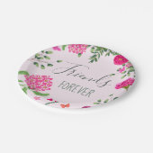 フレンズ永遠に明るい花と蝶 ペーパープレート (アングル)