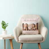 フレンズ永遠バラ金ゴールドシルバーグリッター写真 クッション (椅子)